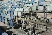 Some of the damage caused by a bringing speaker at  Moses Mabhida stadium during the post match anarchy at the weekend.
