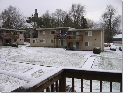 IMG_5366 Snow in Milwaukie, Oregon on January 27, 2009