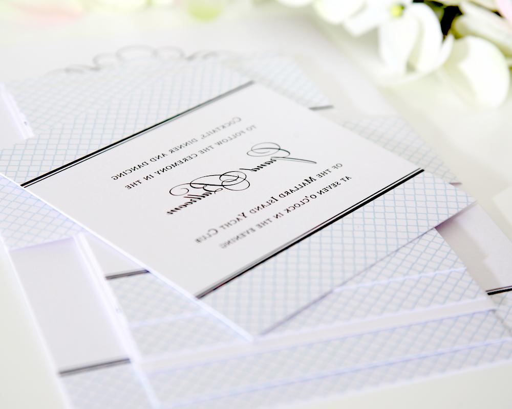 elegant wedding invites