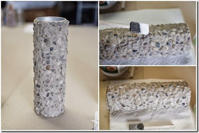 florero-piedras-reciclando-tubo-carton4