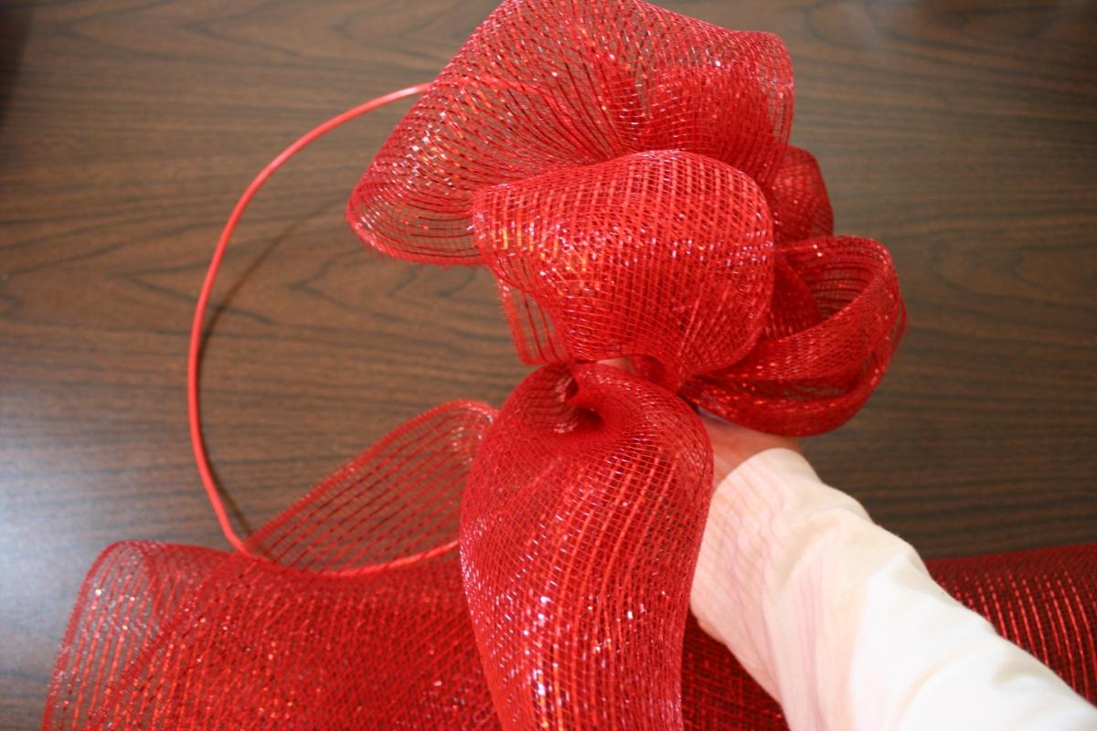 unique mesh ribbon Christmas