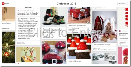 Christmas 2015 Pinterest Board