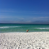 Hannah on the beach in Destin FL 03192012