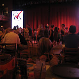 Hannah watching people line dance in the Wildhorse Saloon in Nashville TN 09032011