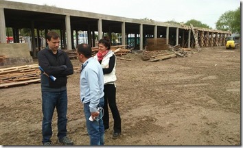 EL intendente recorrió la hobra del hospital municipal para Santa Teresita