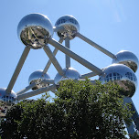 atomium in brussels in Brussels, Belgium 