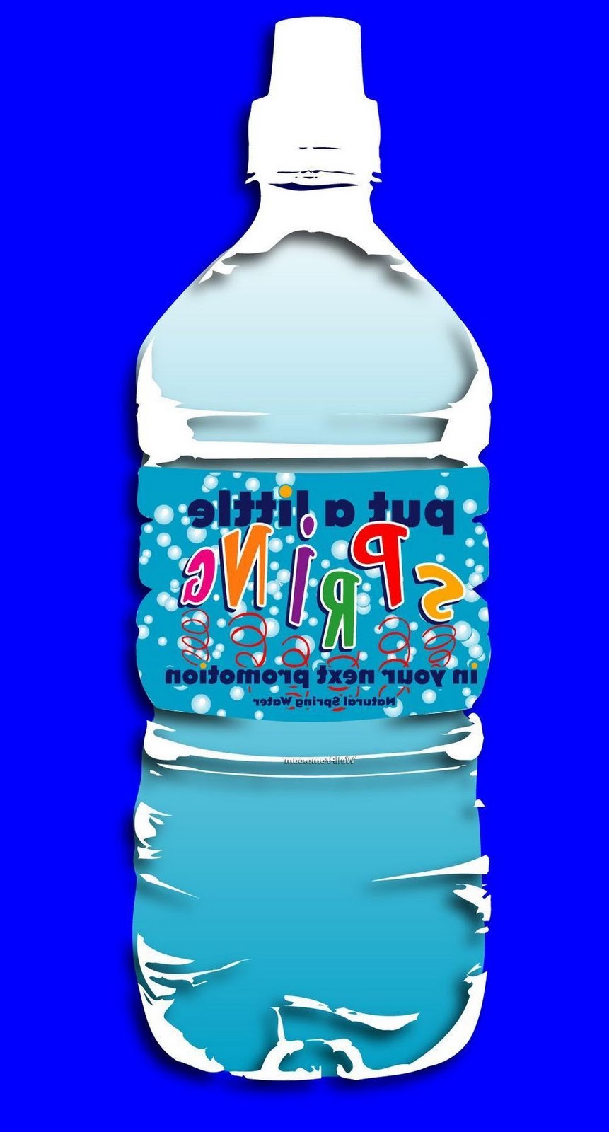 Custom Label Spring Water,