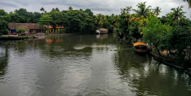 A bridge view from near Kumarakom, Kerala
