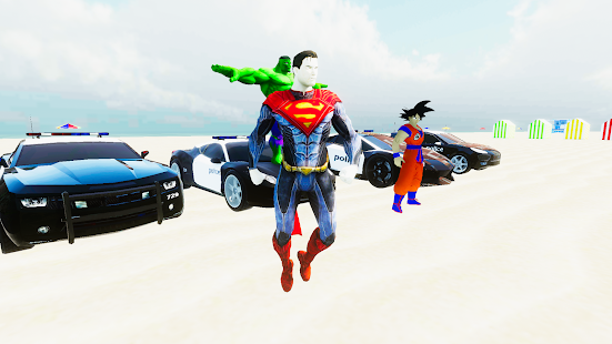 SuperHero Cop Car Stunt Screenshot