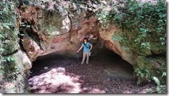Tina at Daimes cave