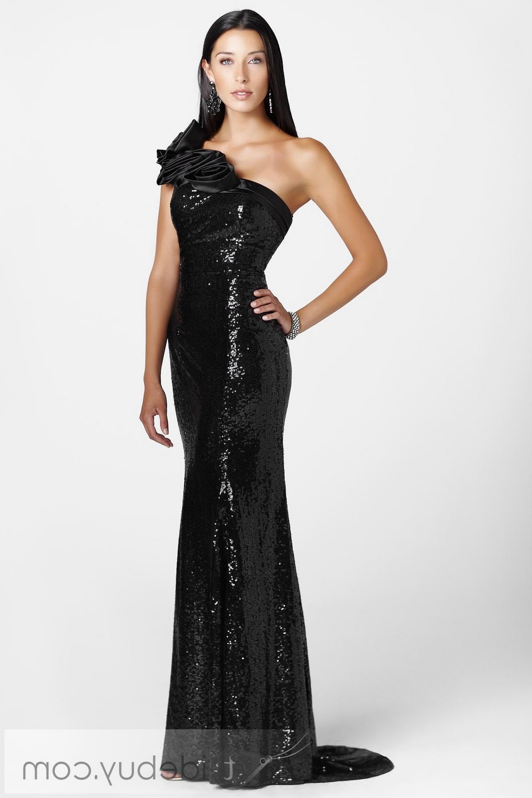  One Shoulder Floor-Length