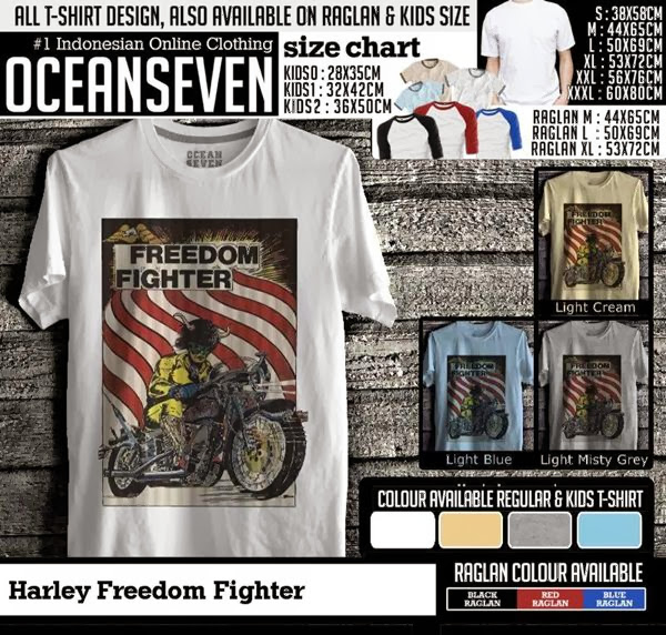 Kaos Motor Harley Freedom Fighter