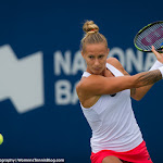 TORONTO, CANADA - AUGUST 8 :  Polona Hercog in action at the 2015 Rogers Cup WTA Premier tennis tournament