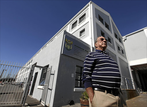 Arnold Bengis infront of the branch for Oceans and Coasts of the Department of Invironmental Affairs at the Waterfront. Picture: ESA ALEXANDER .20/03/2013. © SUNDAY TIMES