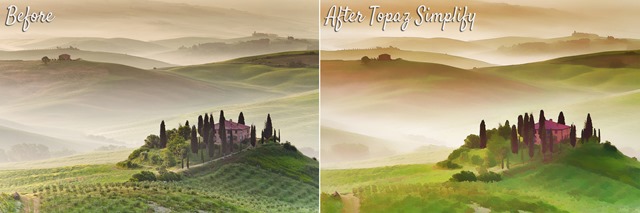 Topaz Labs Simplify Before & After