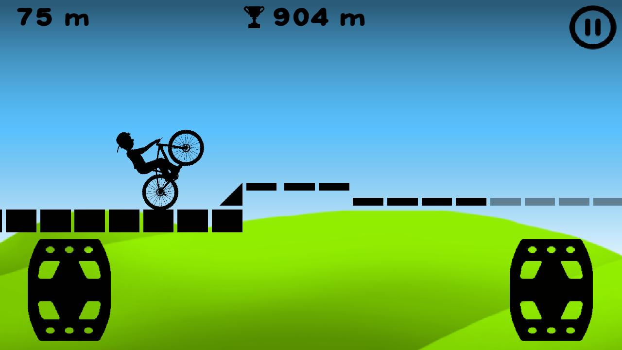 Android application Wheelie Rider screenshort