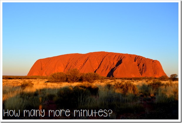 Sunset at Uluru | How Many More Minutes?