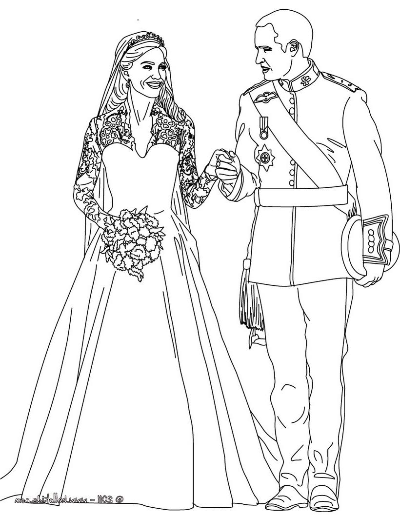 Royal Wedding Coloring Pages