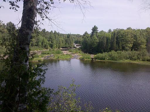 we were and an island surrounded by waterfalls. It was breathtaking.