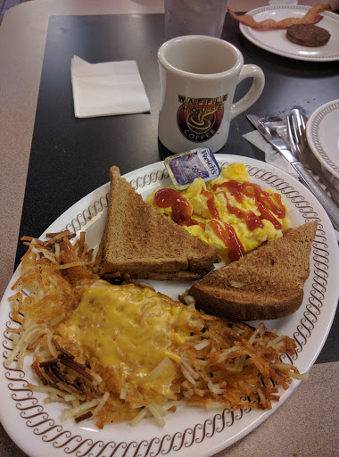 Breakfast Restaurant «Waffle House», reviews and photos, 3385 E Dublin Granville Rd, Westerville, OH 43081, USA