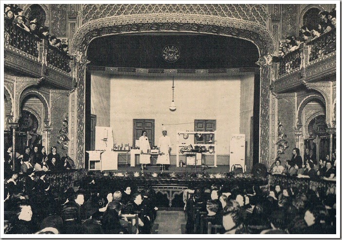 1936 Teatro Eslava. Curso de cocina,rafael solaz