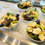 salads at Dutch National Military Museum Soesterberg in Soest, Netherlands 