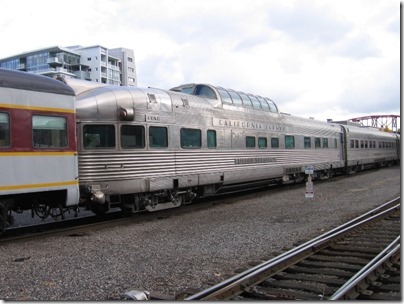 IMG_9778 California Zephyr Dome Lounge-Observation Car #377 Silver Solarium at Union Station in Portland, Oregon on October 21, 2009