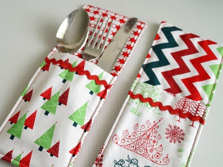 Cutlery Pockets Tutorial {Handmade Christmas}