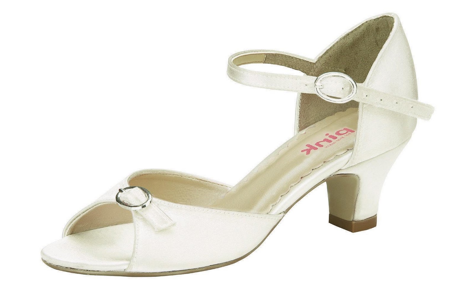 Paradox Miss Pink Cherub Wedding Shoes in Ivory. Hover over image to zoom