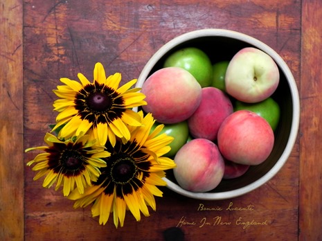 fruit and flowers