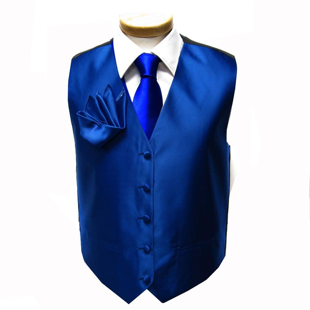 Royal Blue - Vest - Tie