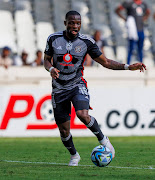  Tshegofatso Mabasa of Orlando Pirates during the Nedbank Cup, Last 32 match between Crystal Lake FC and Orlando Pirates at Mbombela Stadium on February 24, 2024 in Nelspruit, South Africa. 