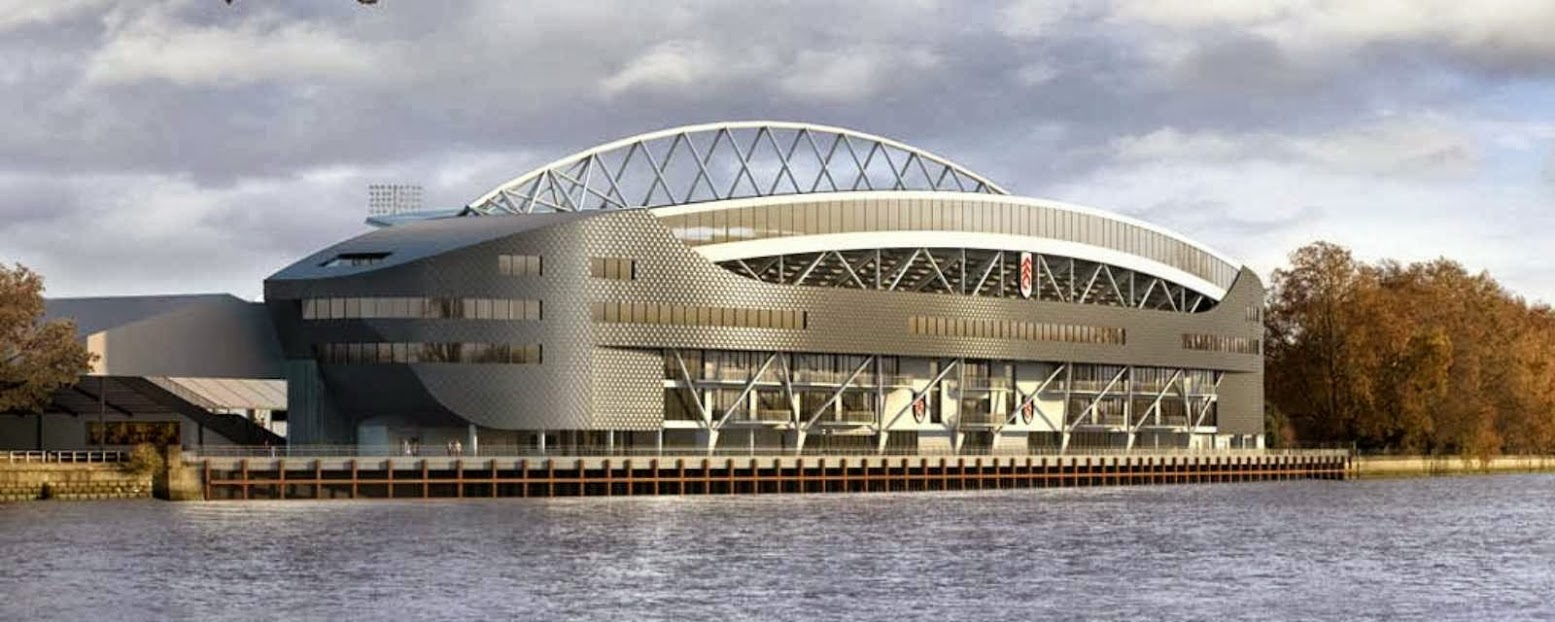 Stevenage Road, Londra, Greater London SW6, Regno Unito: [RIVERSIDE STAND EXPANSION BY KSS]