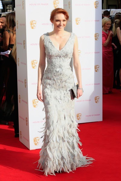 Eleanor Tomlinson attends the House of Fraser British Academy Television Awards
