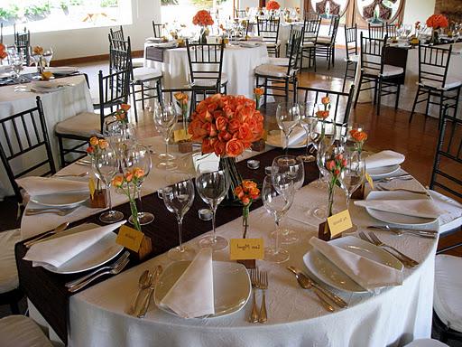 Colombian wedding tables