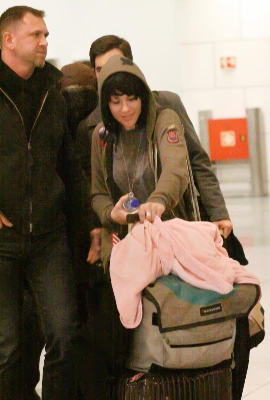 Katy Perry arrived in Lisbon,