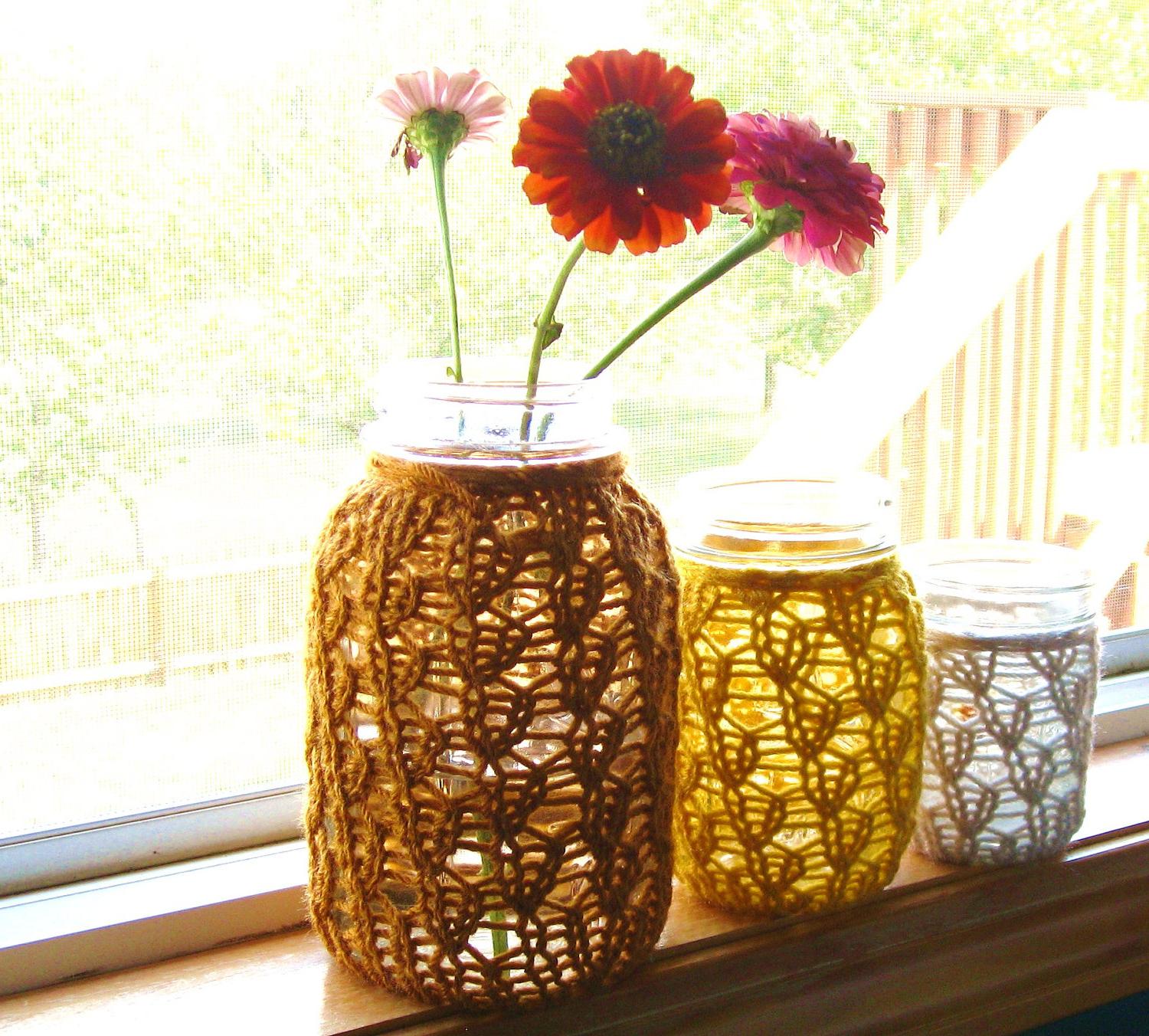 Mason Jar Wedding Centerpieces