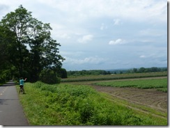 Overlooking the countryside