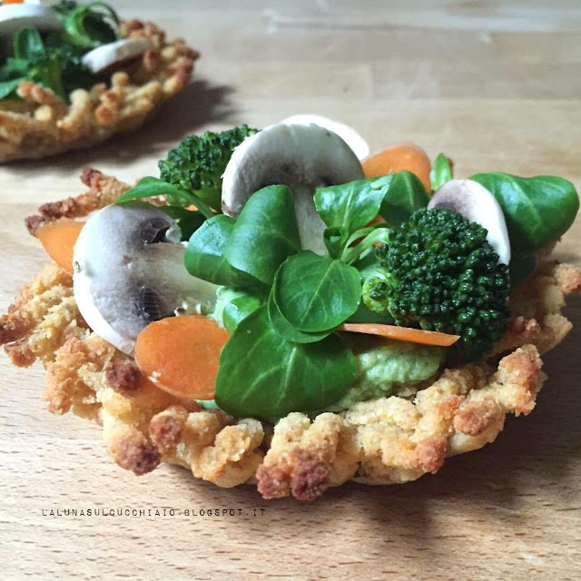 Tartellette di passatelli con verdure