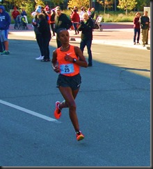 First Female for the FULL Marathon.   She set a new course Record!