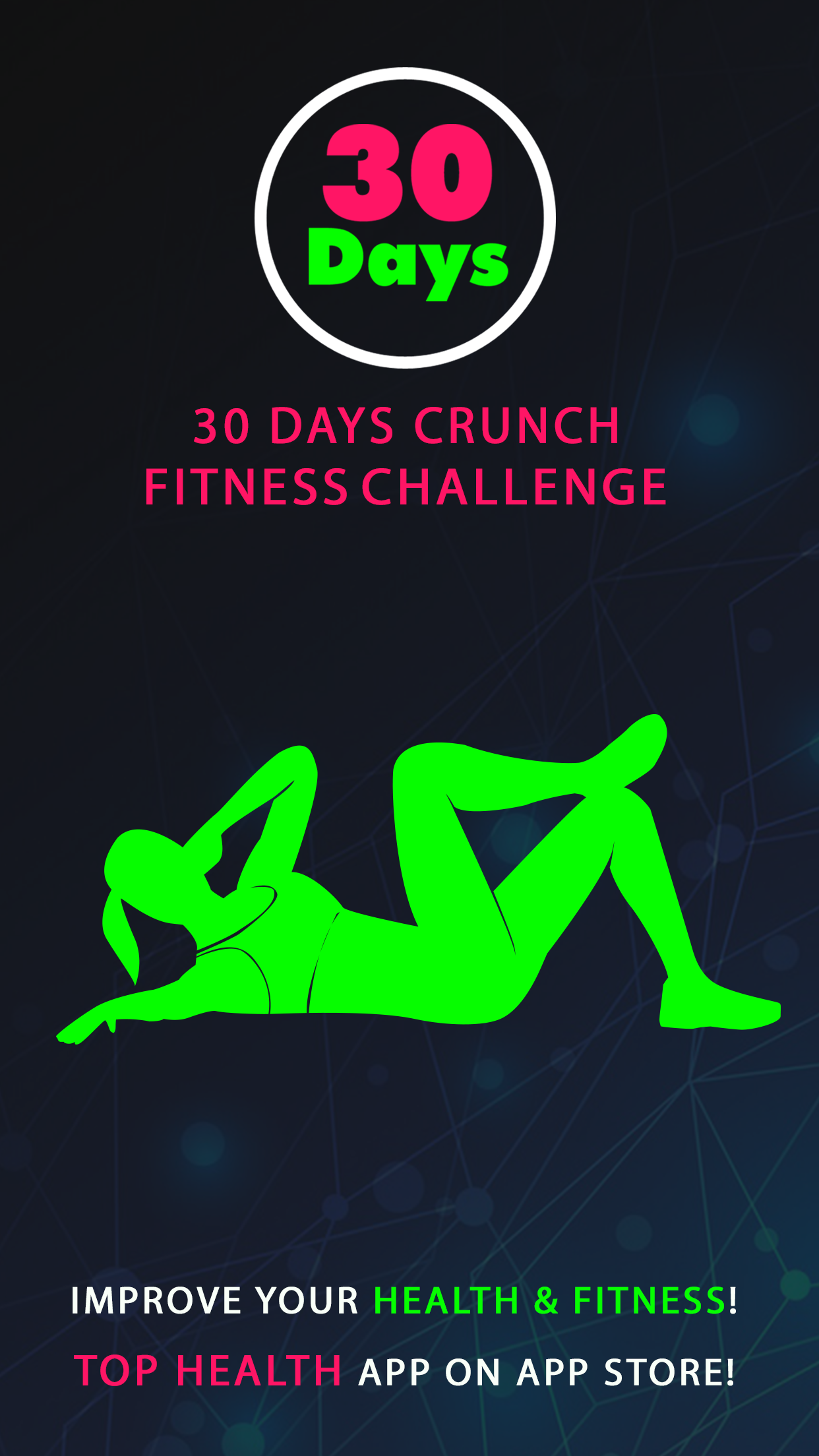 Android application 30 Day Crunch Challenges screenshort