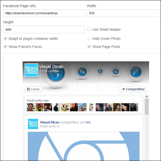 Como configurar a sua like box do Facebook na nova versão - Visual Dicas