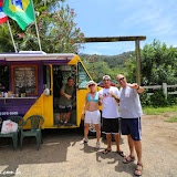 Food Truck com pastel, coxinha e guaraná - Pipeline -  Oahu, Havaí, EUA