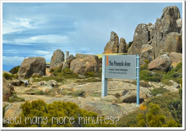 How Many More Minutes? ~ Hobart, Tasmania: Mt Wellington