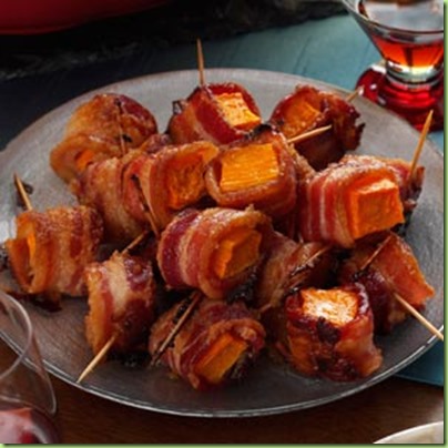 bacon wrapped sweet potatoes