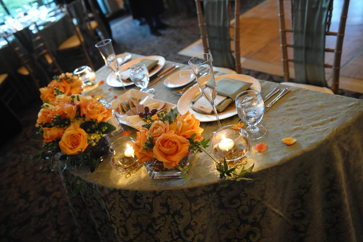 Intimate Sweetheart table with
