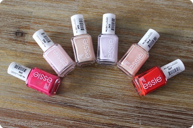 essie Nagellack Nailpolish Review Swatch LE Limited Edition Bridal Collection Wedding Hochzeit 2015 Happy Wife Happy Life Brides No Grooms Brides to Be Worth the Wait Hubby for Dessert Tying the Knottie