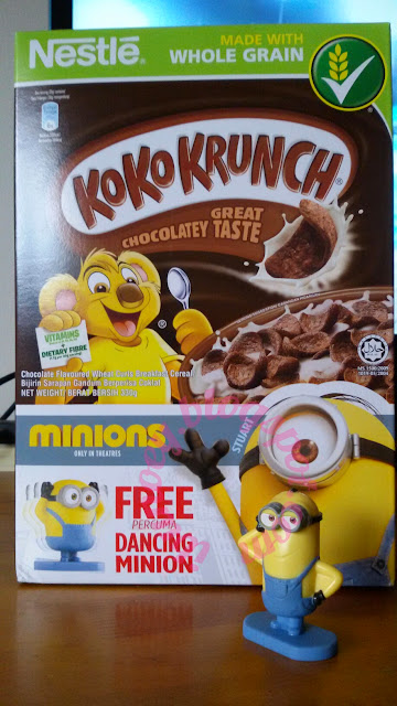 ibunoey.blogspot.com minion, koko krunch cereal, jenis koko krunch, nestle malaysia, hadiah percuma koko krunch