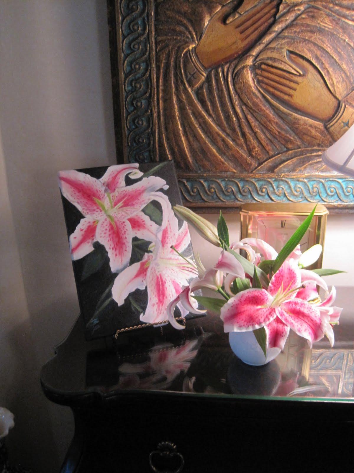 Stargazer lilies to match a