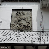 Fachada de casa em Popayán, Colômbia